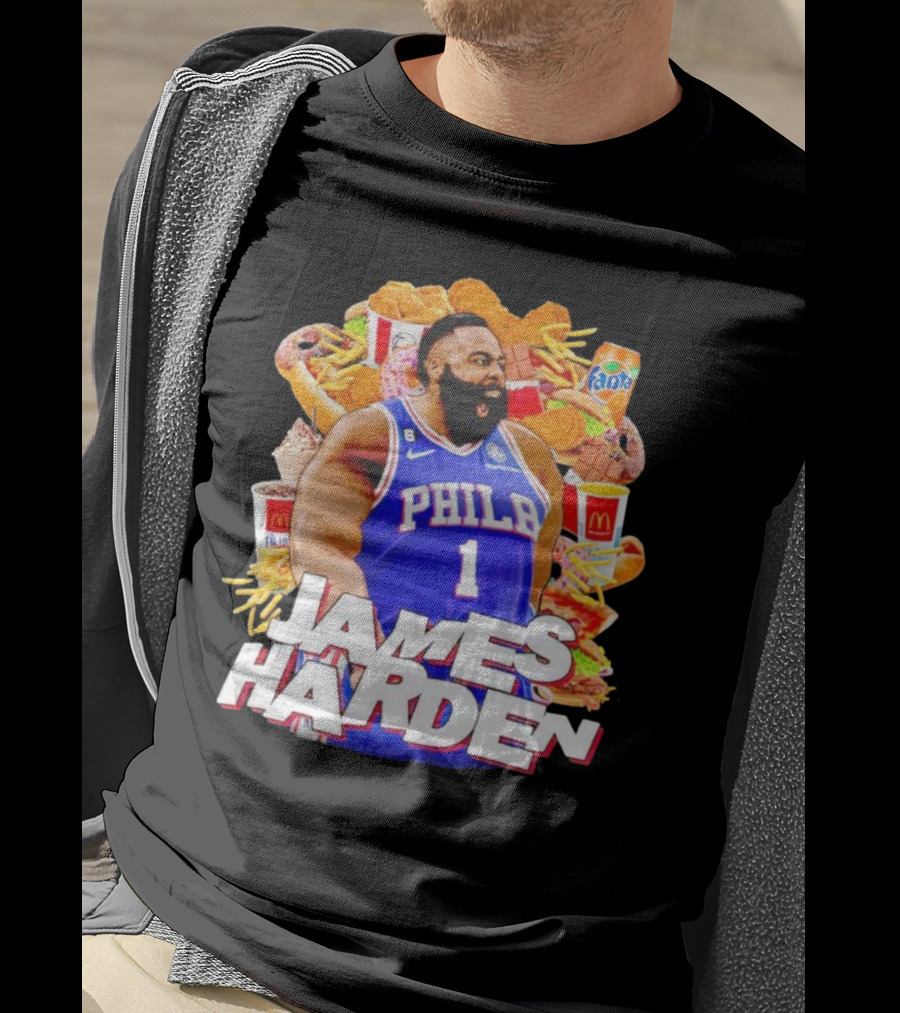 James Harden Philly Fast Food McDonald's Fanta T-Shirt