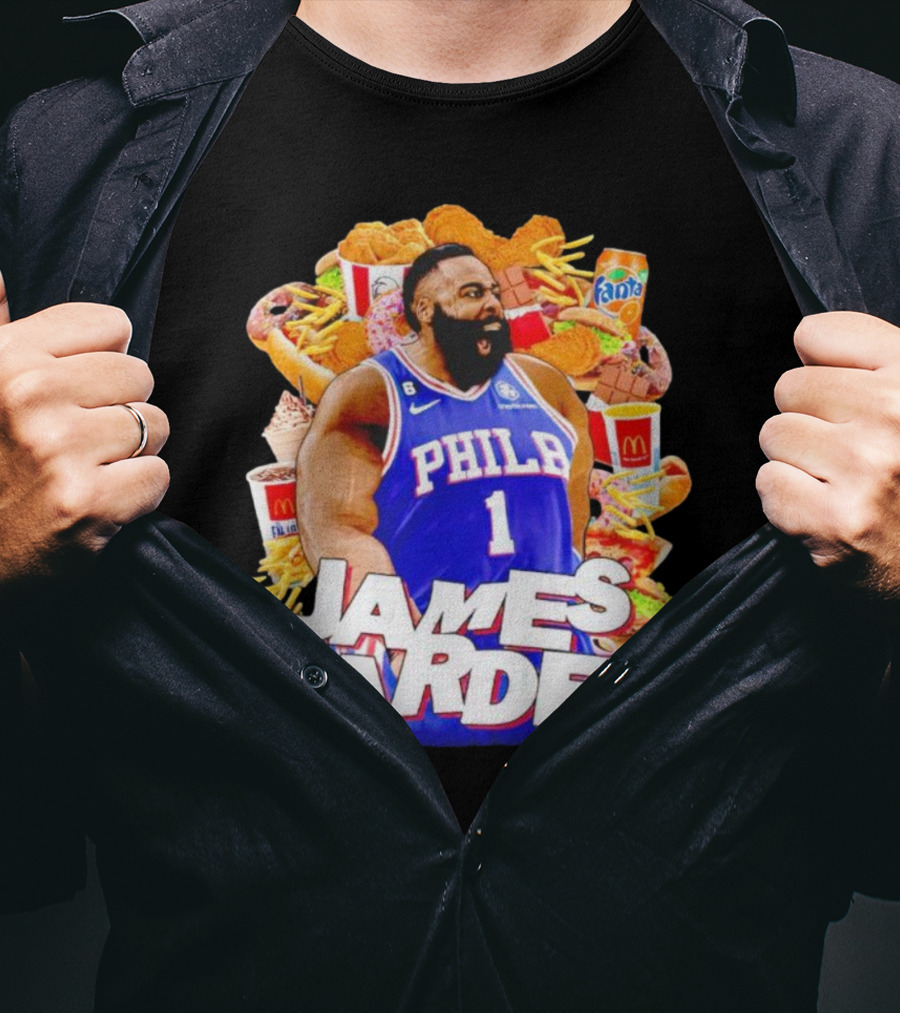 James Harden Philly Fast Food McDonald's Fanta T-Shirt