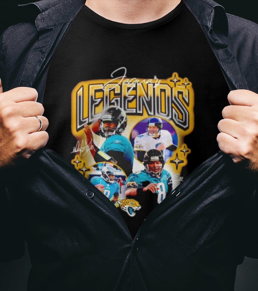 Jaguars Legends Signatures Legendary Football Heroes T-Shirt