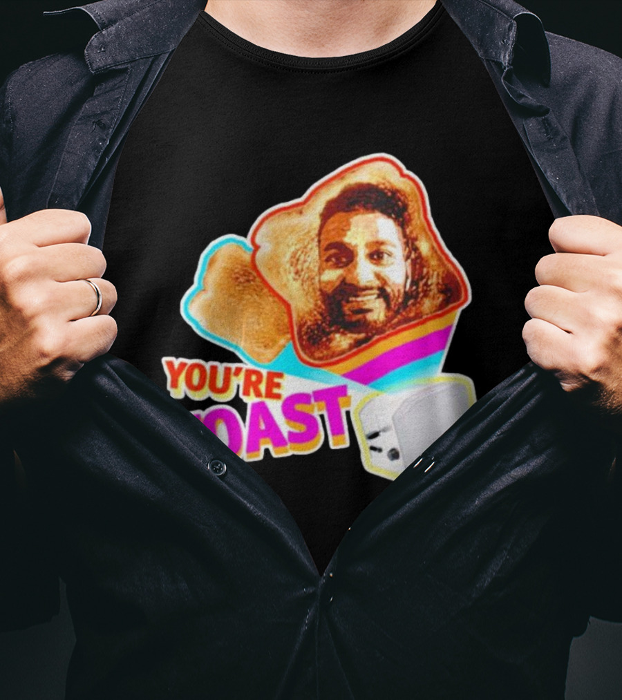 You're Toast Jonny Fairplay Toaster Face Image T-Shirt