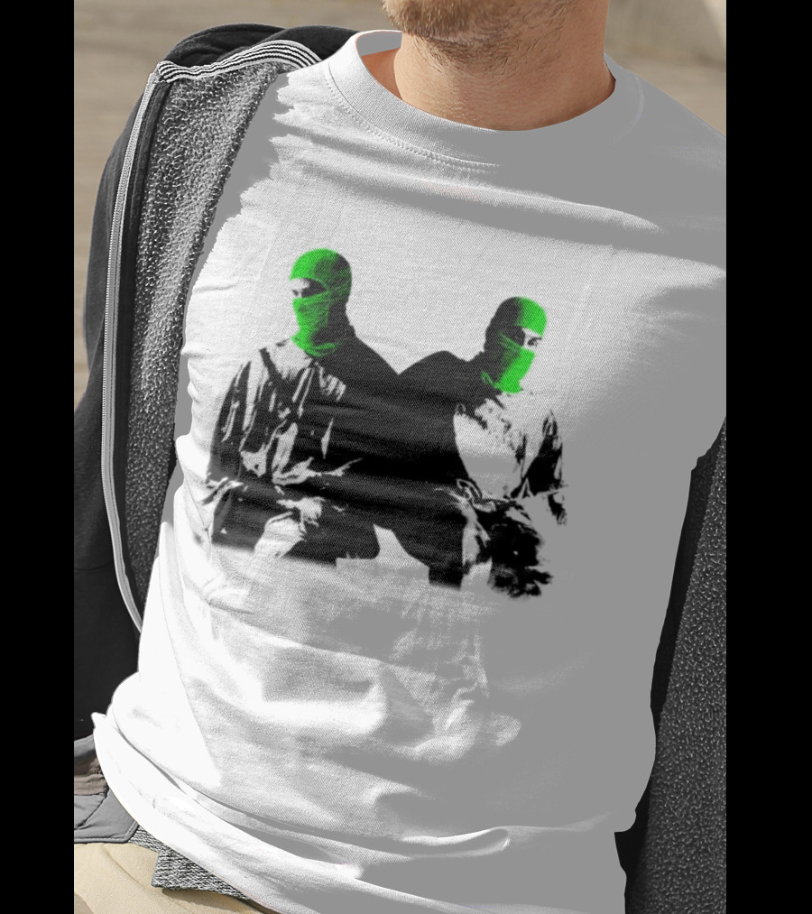 Mansionz Mask Green Neon Duo T-Shirt