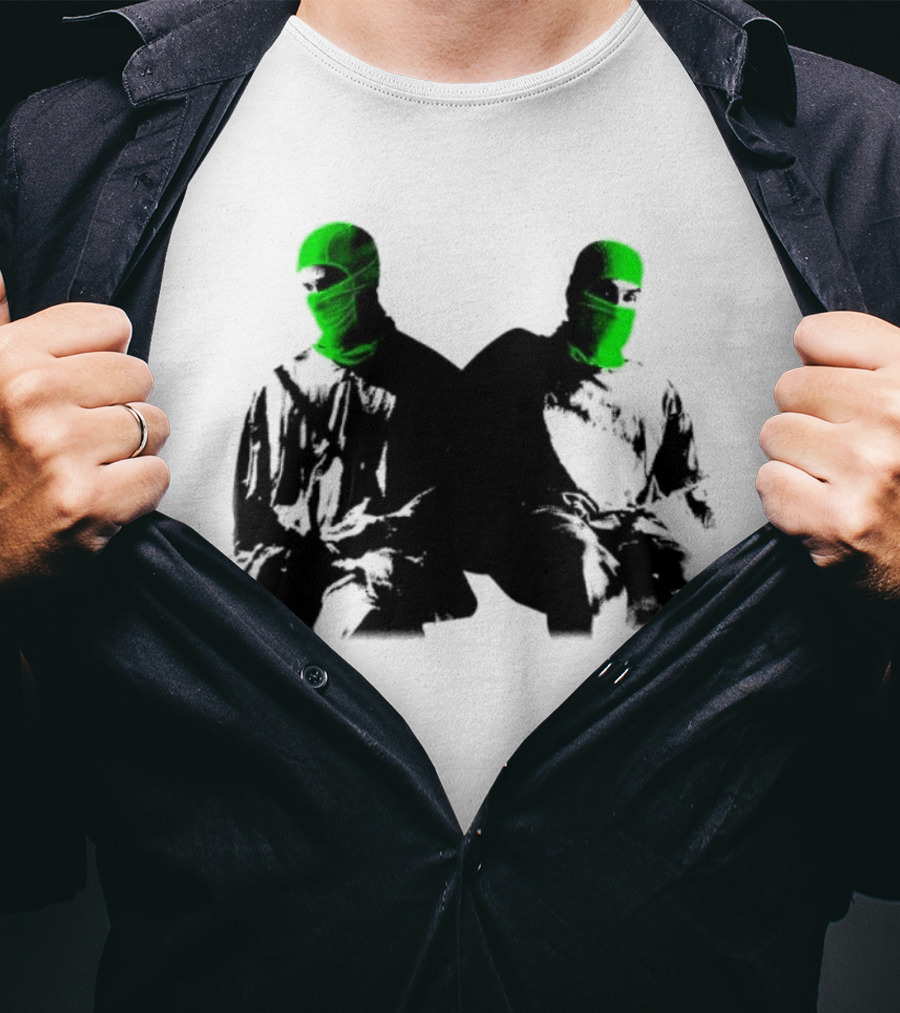 Mansionz Mask Green Neon Duo T-Shirt