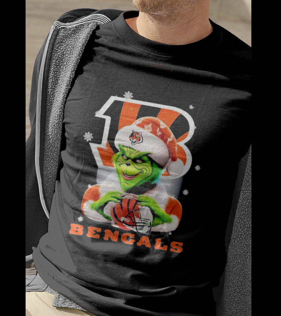 Grinch Cincinnati Bengals Christmas T-Shirt