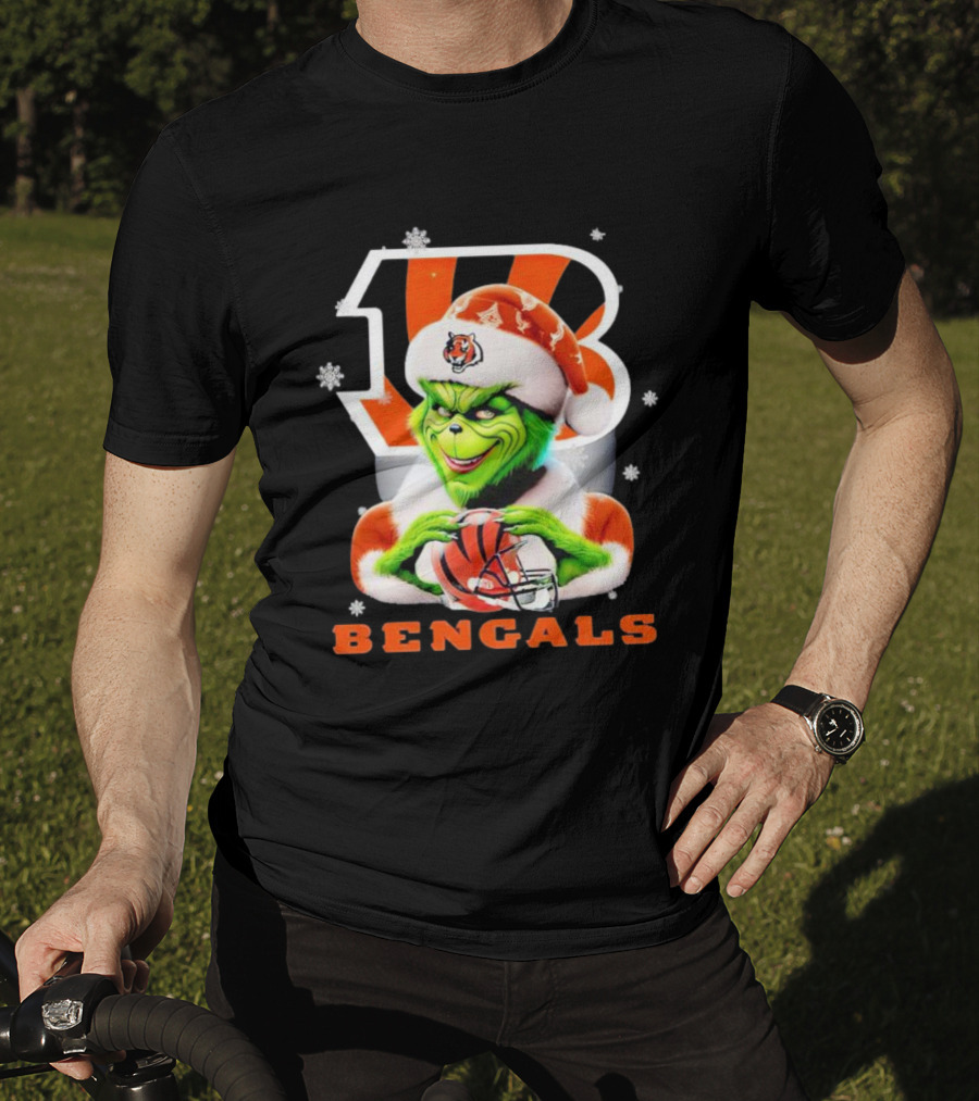 Grinch Cincinnati Bengals Christmas T-Shirt