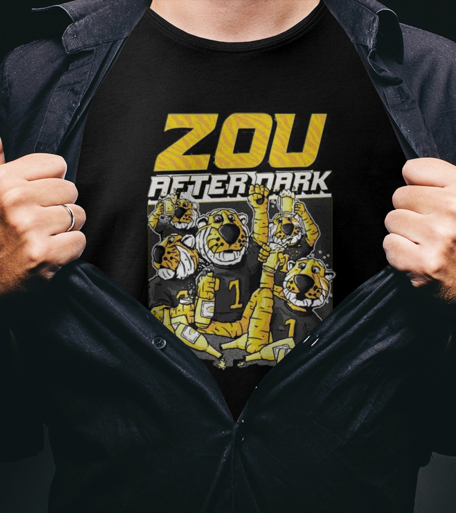 ZOU After Dark Missouri Tigers Party T-Shirt