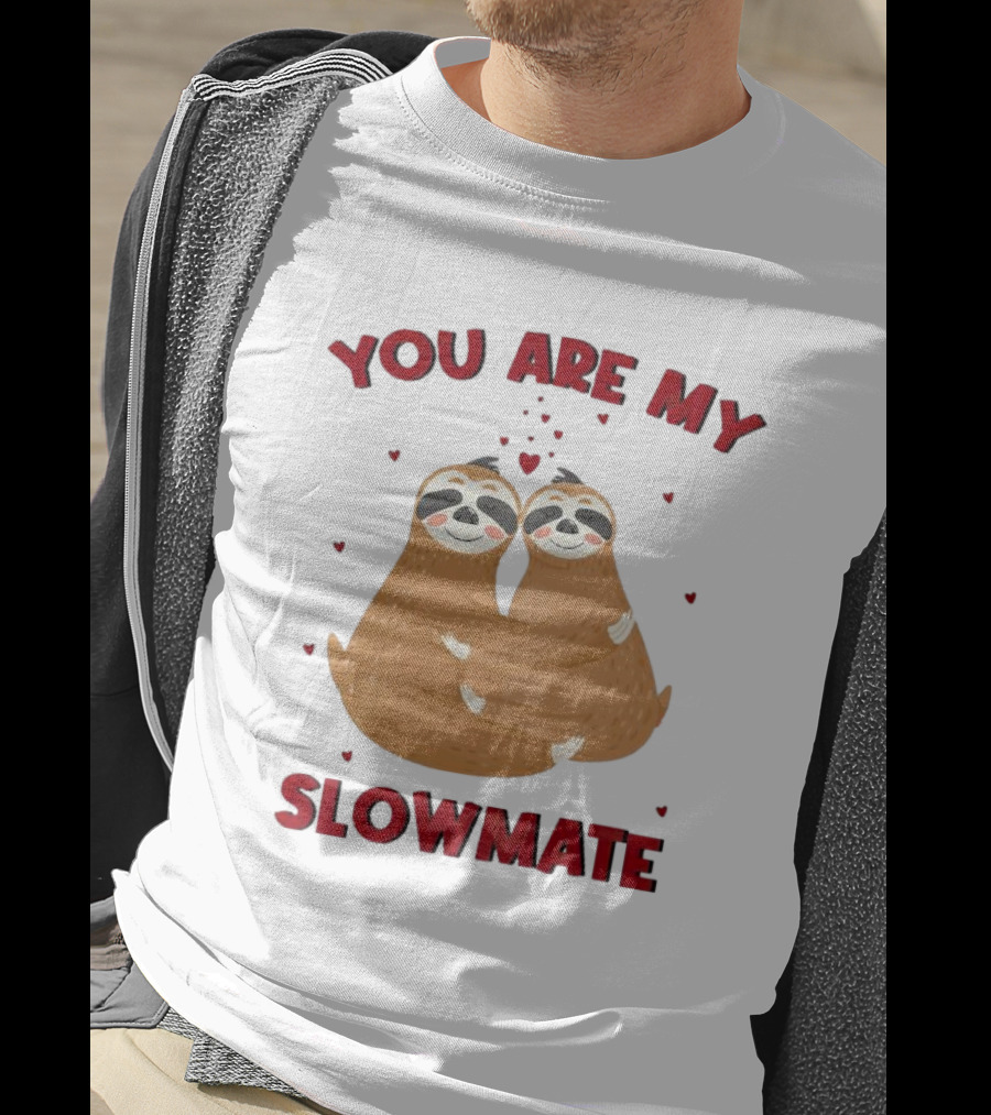 You Are My Slowmate Sloths Hugging Love T-Shirt