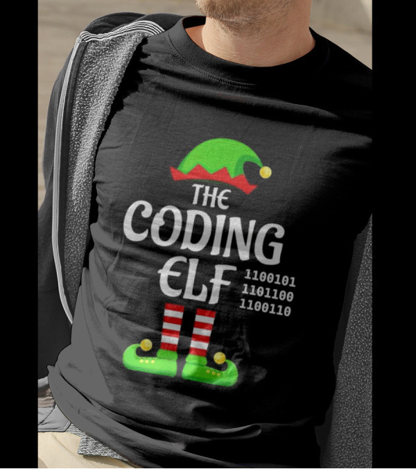 The Coding ELF 1100101 1101100 1101110 T-Shirt