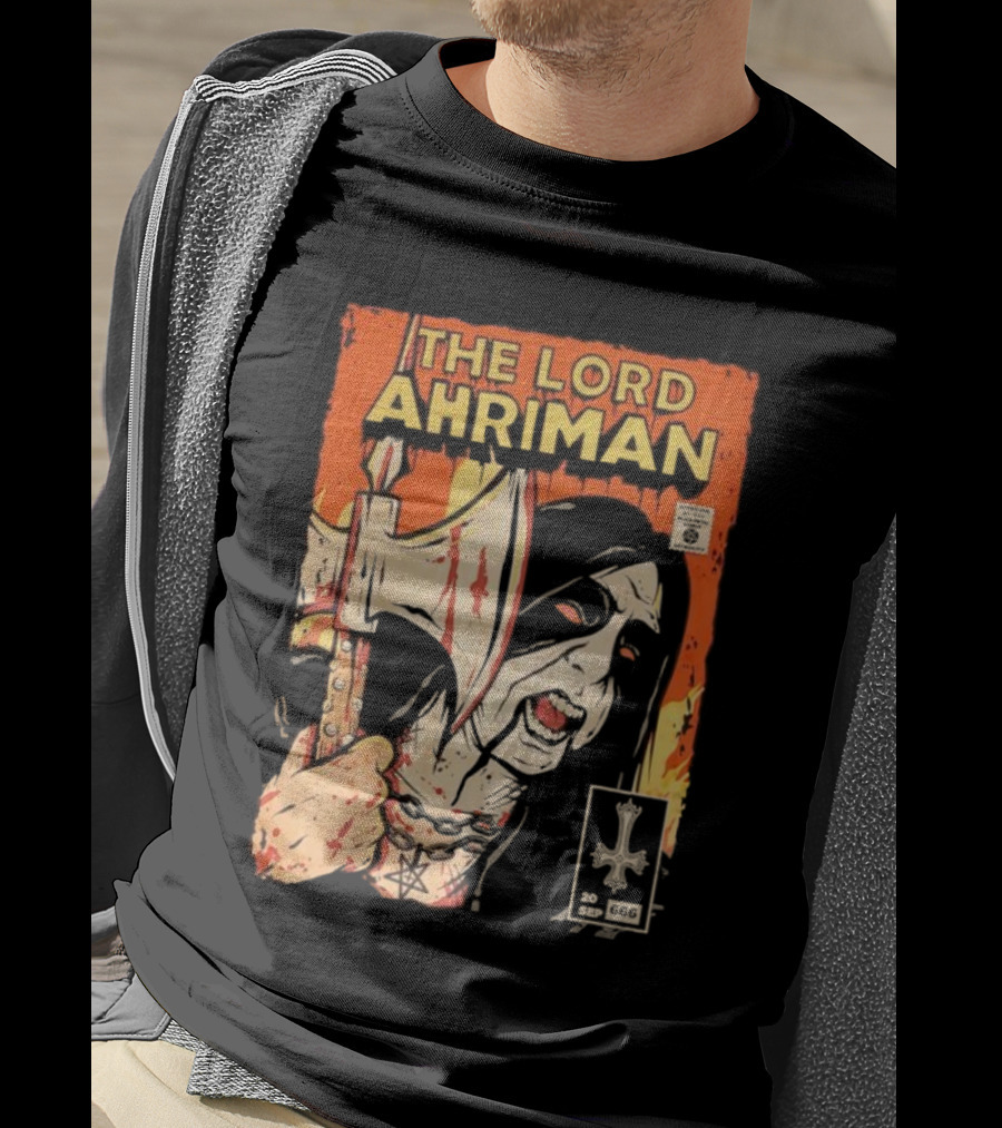 The Lord Ahriman Comic Axe Blood 20 Sep 666 Cover T-Shirt