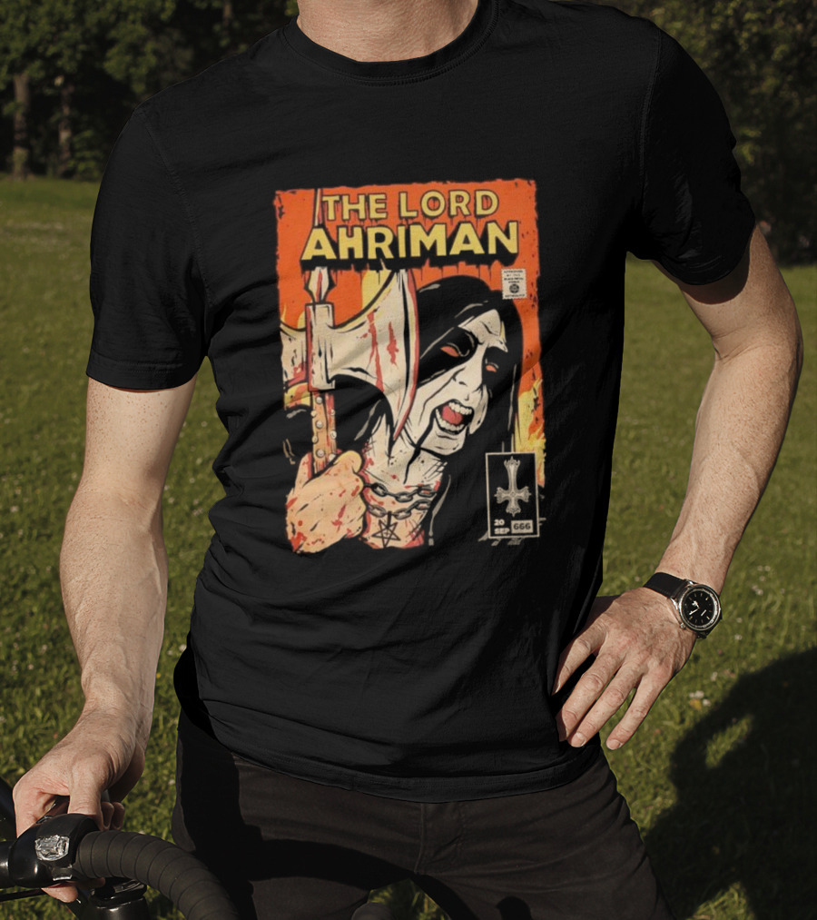 The Lord Ahriman Comic Axe Blood 20 Sep 666 Cover T-Shirt