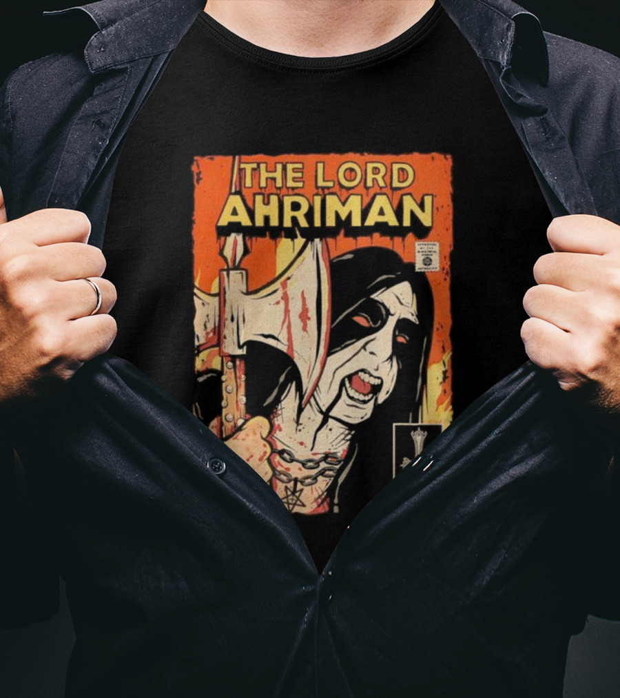 The Lord Ahriman Comic Axe Blood 20 Sep 666 Cover T-Shirt
