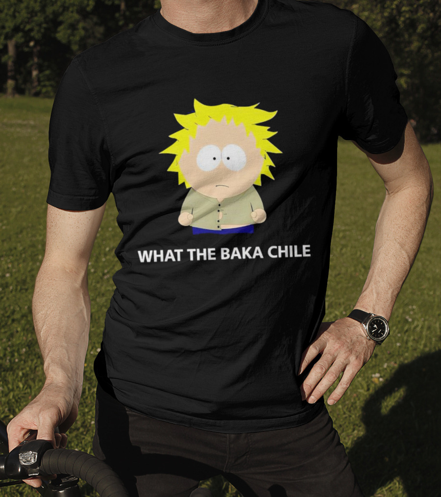 WHAT THE BAKA CHILE South Park Style Character T-Shirt