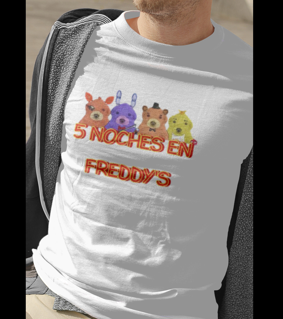 5 Noches En Freddy’s Peluches Colores Animatronics T-Shirt
