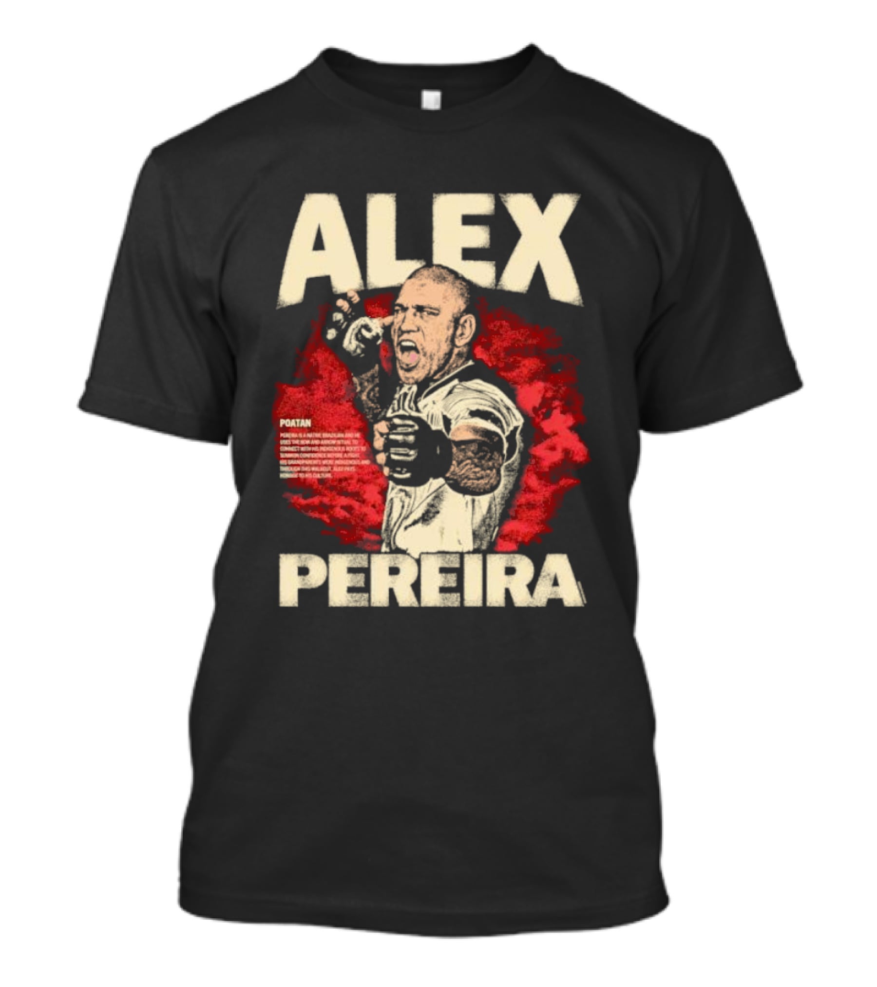 ALEX PEREIRA POATAN Bow And Arrow Fighter T-Shirt