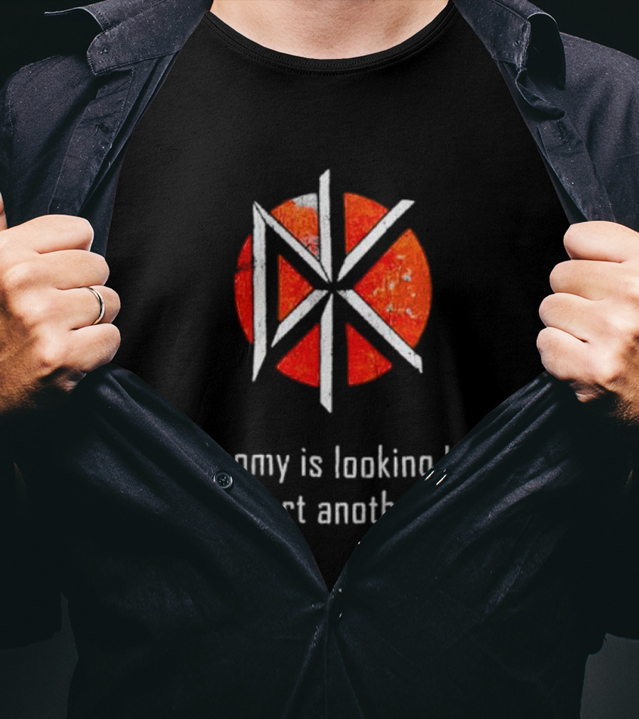 Dead Kennedys DK Logo Economy Is Looking Bad Let's Start Another War T-Shirt