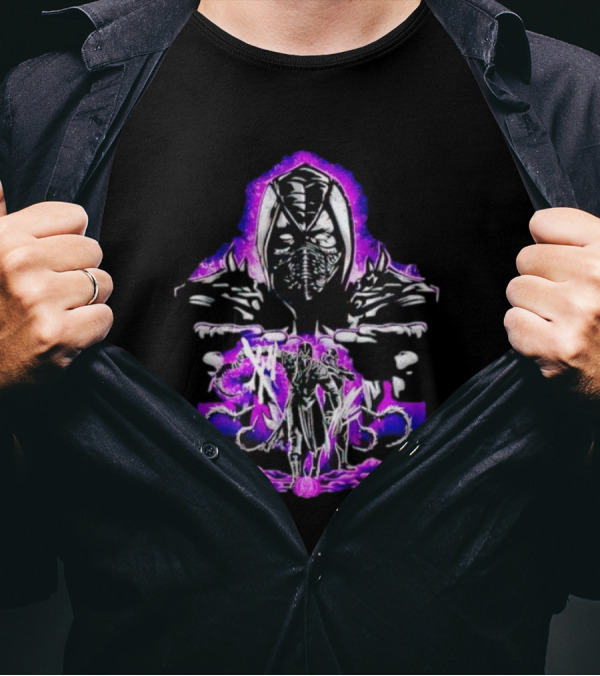 Noob Saibot's Shadow Assault With Purple Aura T-Shirt