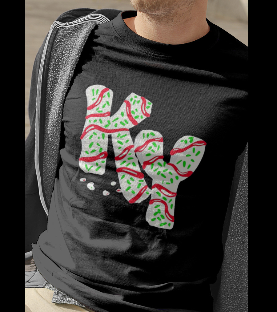 Christmas Treat KY Candy Cane-Inspired T-Shirt