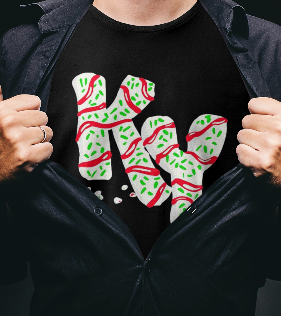 Christmas Treat KY Candy Cane-Inspired T-Shirt