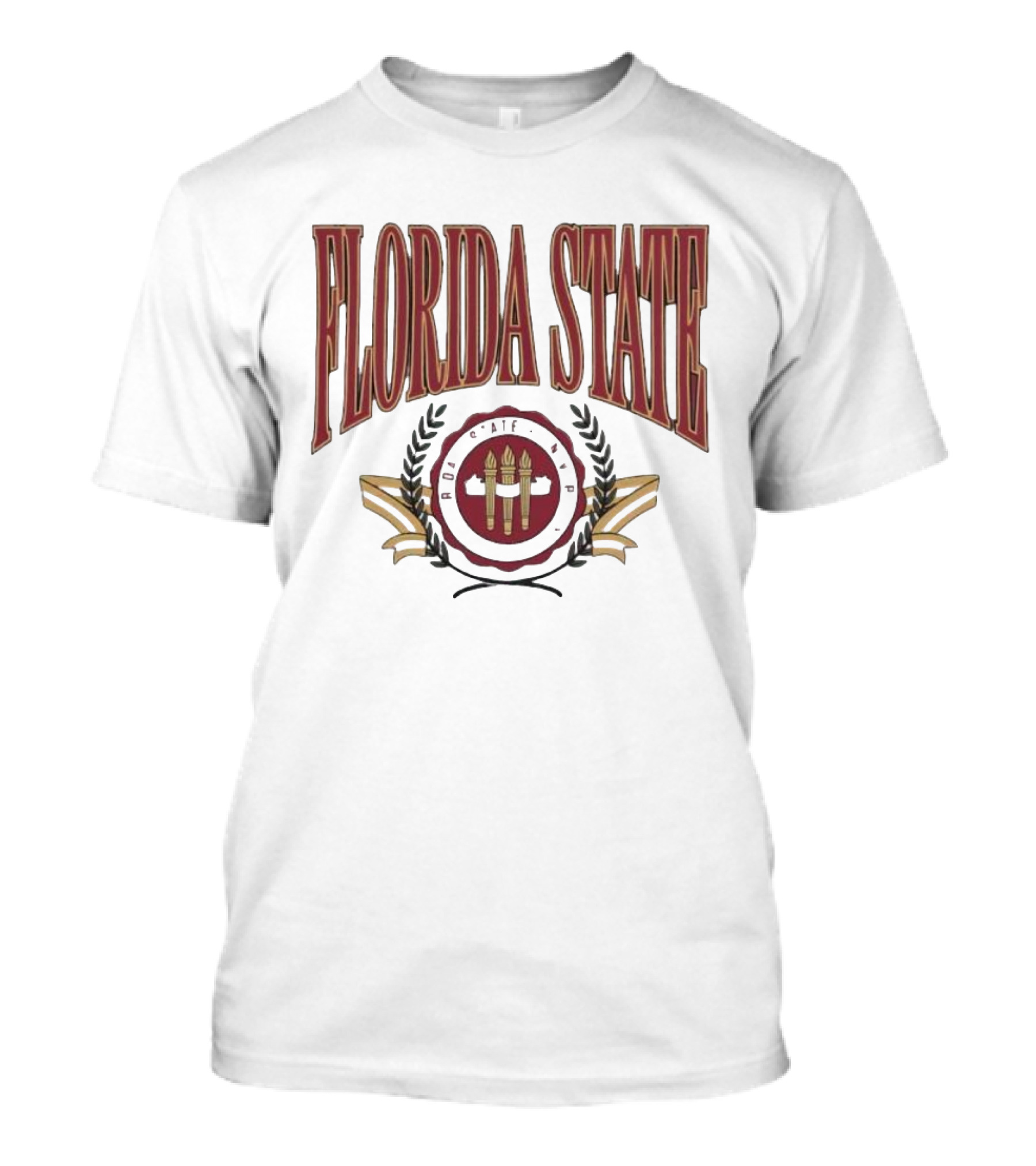 Florida State Emblem Torch Laurel T-Shirt
