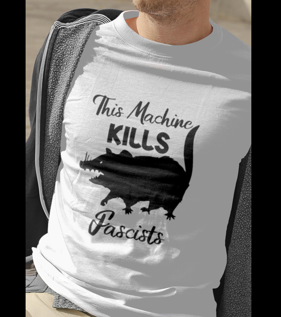 This Machine Kills Fascists Rat T-Shirt