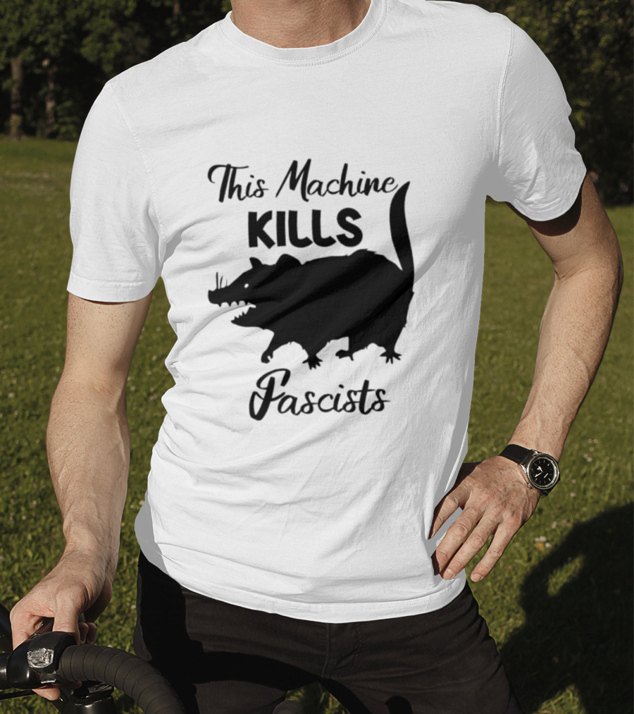 This Machine Kills Fascists Rat T-Shirt