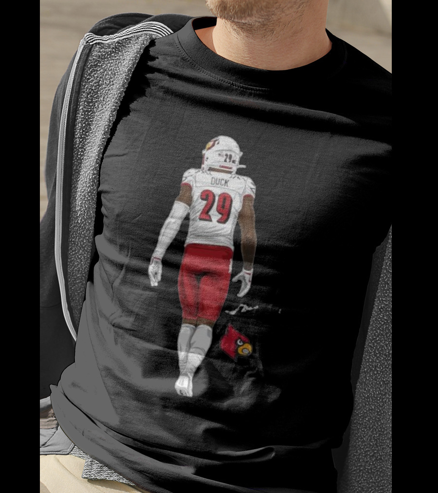 Storm Duck Louisville Cardinals Football Player Number 29 T-Shirt