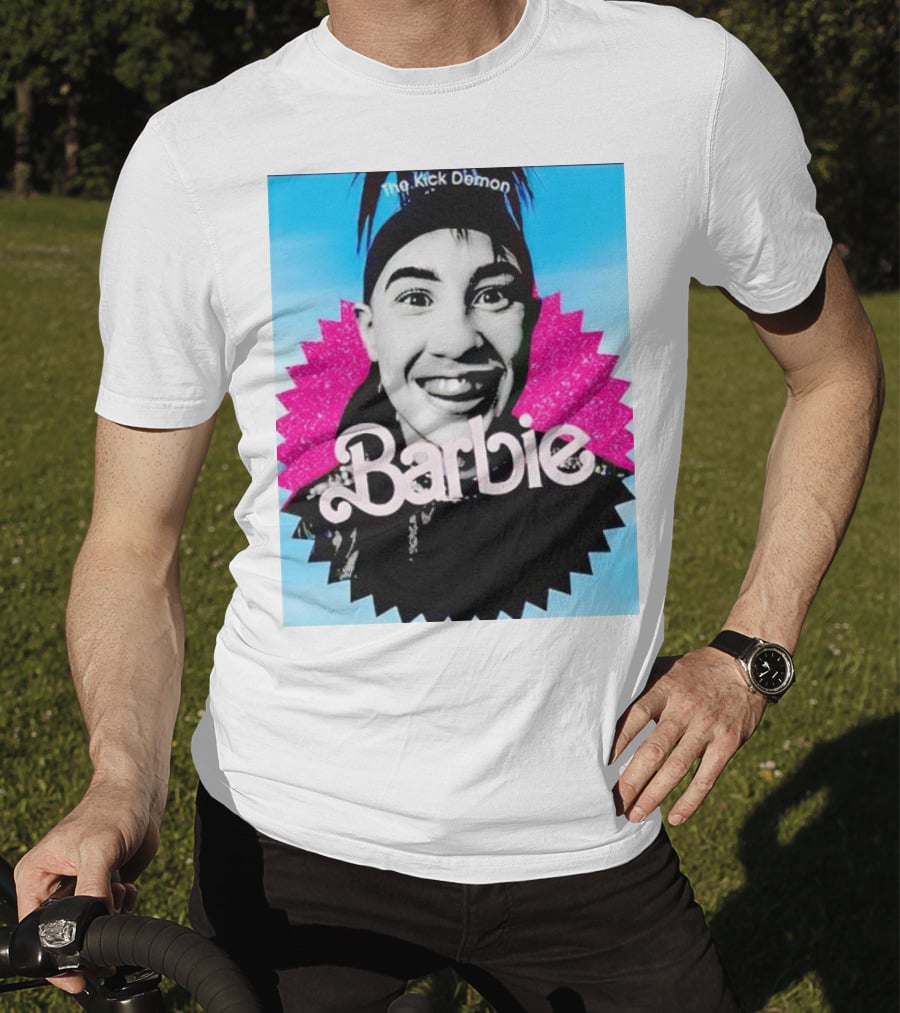 The Kick Demon Barbie Iconic Bold Face T-Shirt