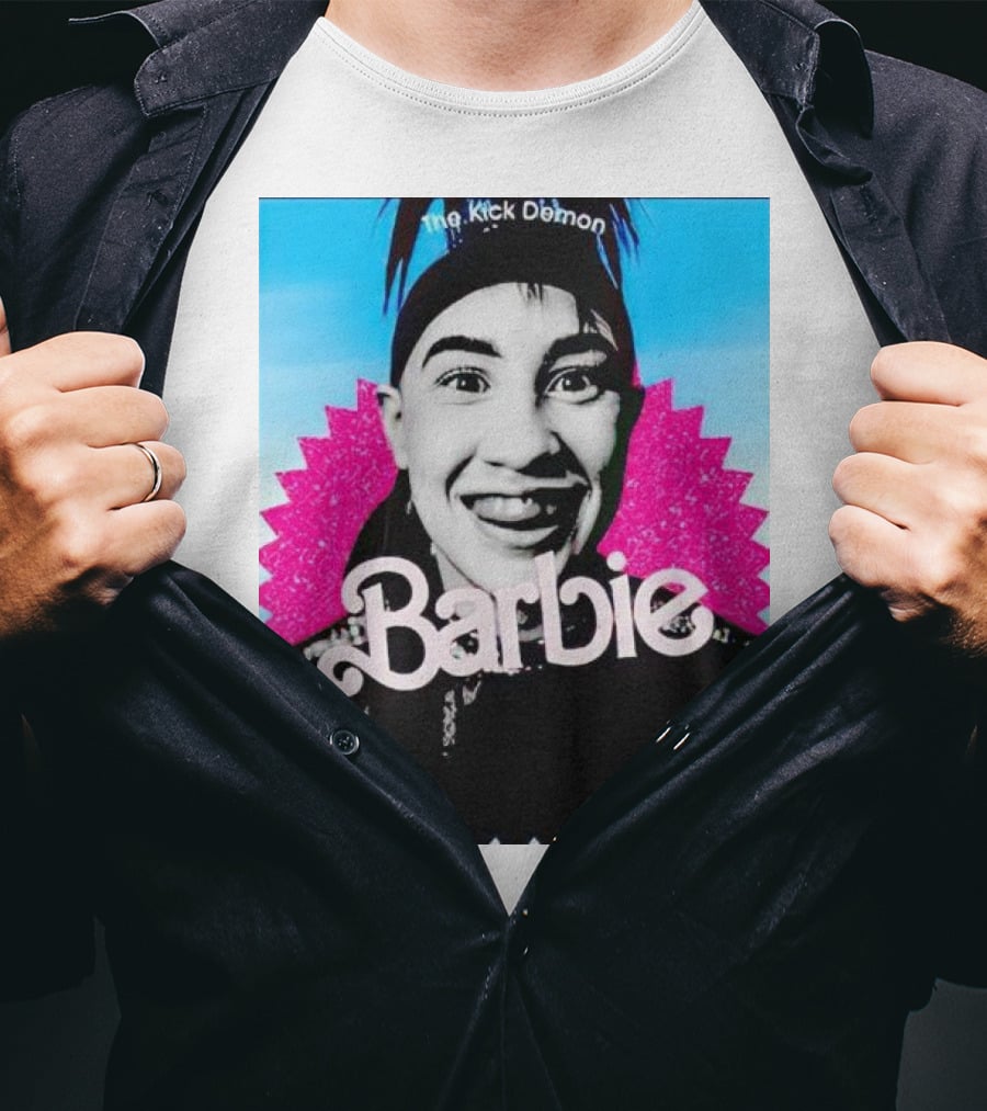 The Kick Demon Barbie Iconic Bold Face T-Shirt