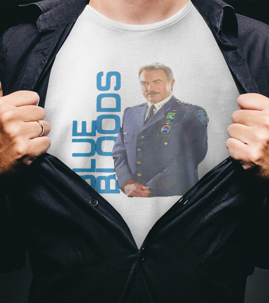 Blue Bloods Tom Selleck Commissioner Frank Reagan T-Shirt