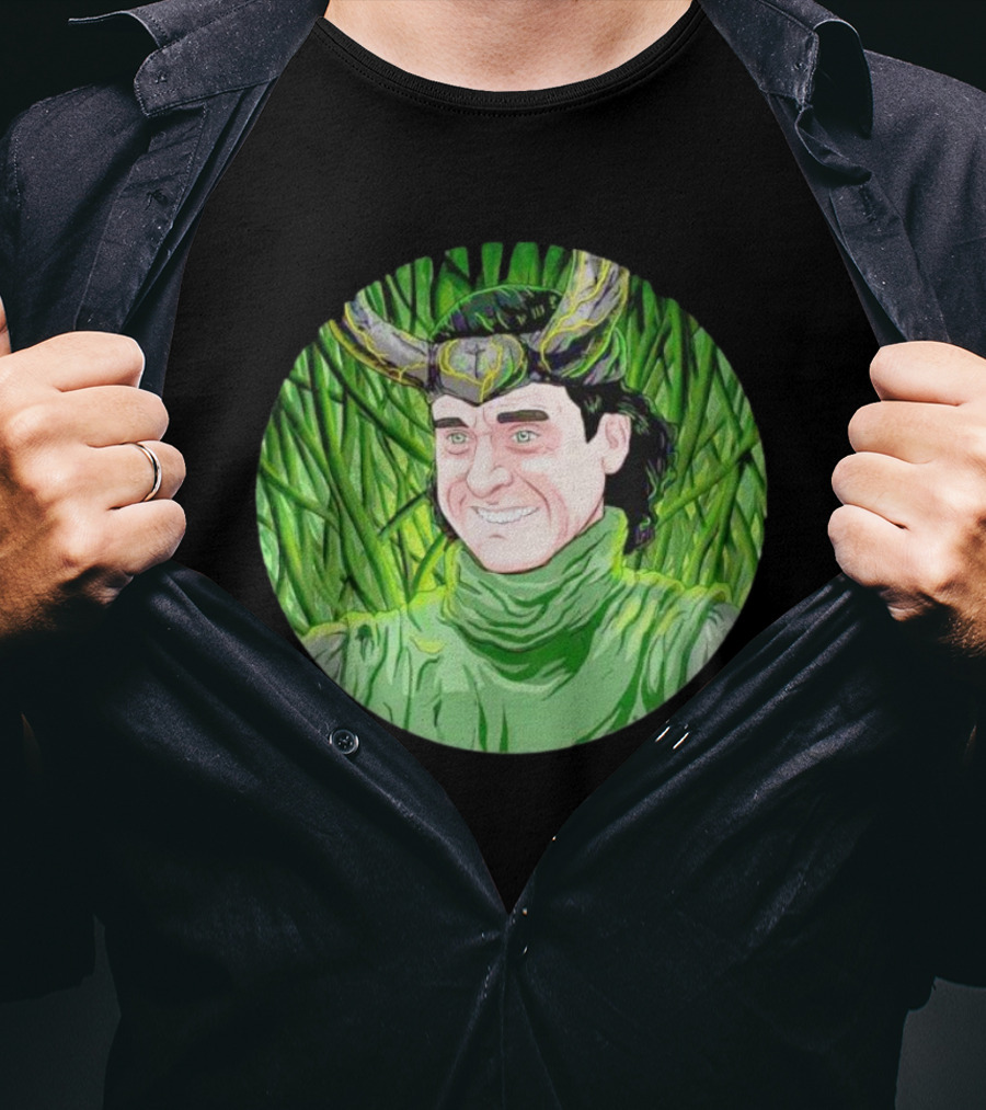 Breaking Bad Loki Crossover Horned Green Character T-Shirt