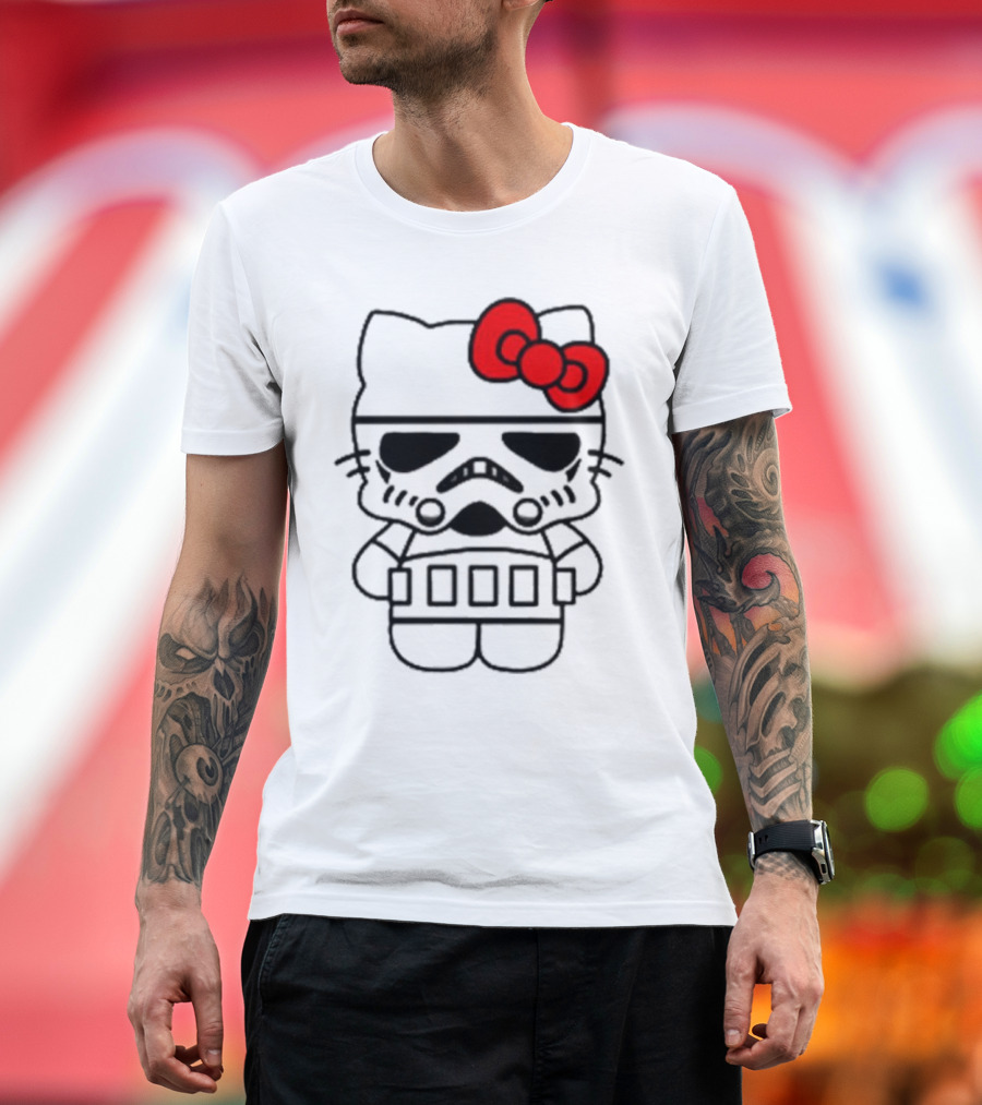 Hello Kitty Star Wars Stormtrooper Crossover T-Shirt