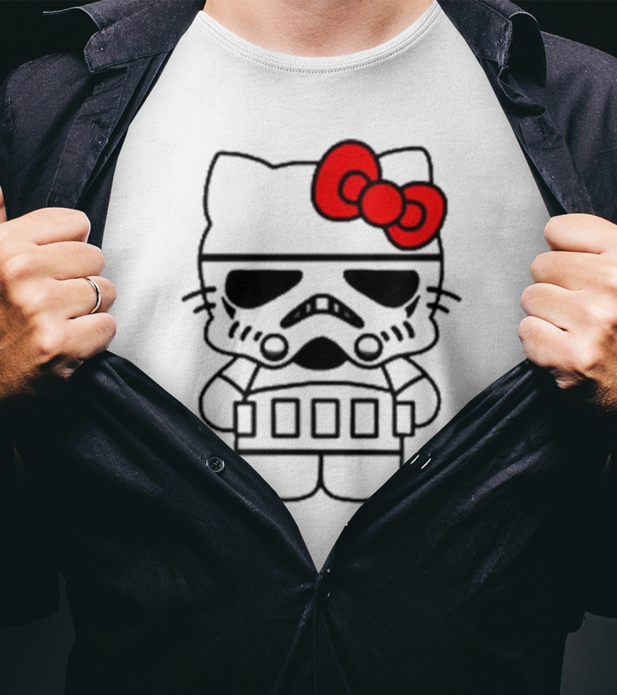 Hello Kitty Star Wars Stormtrooper Crossover T-Shirt