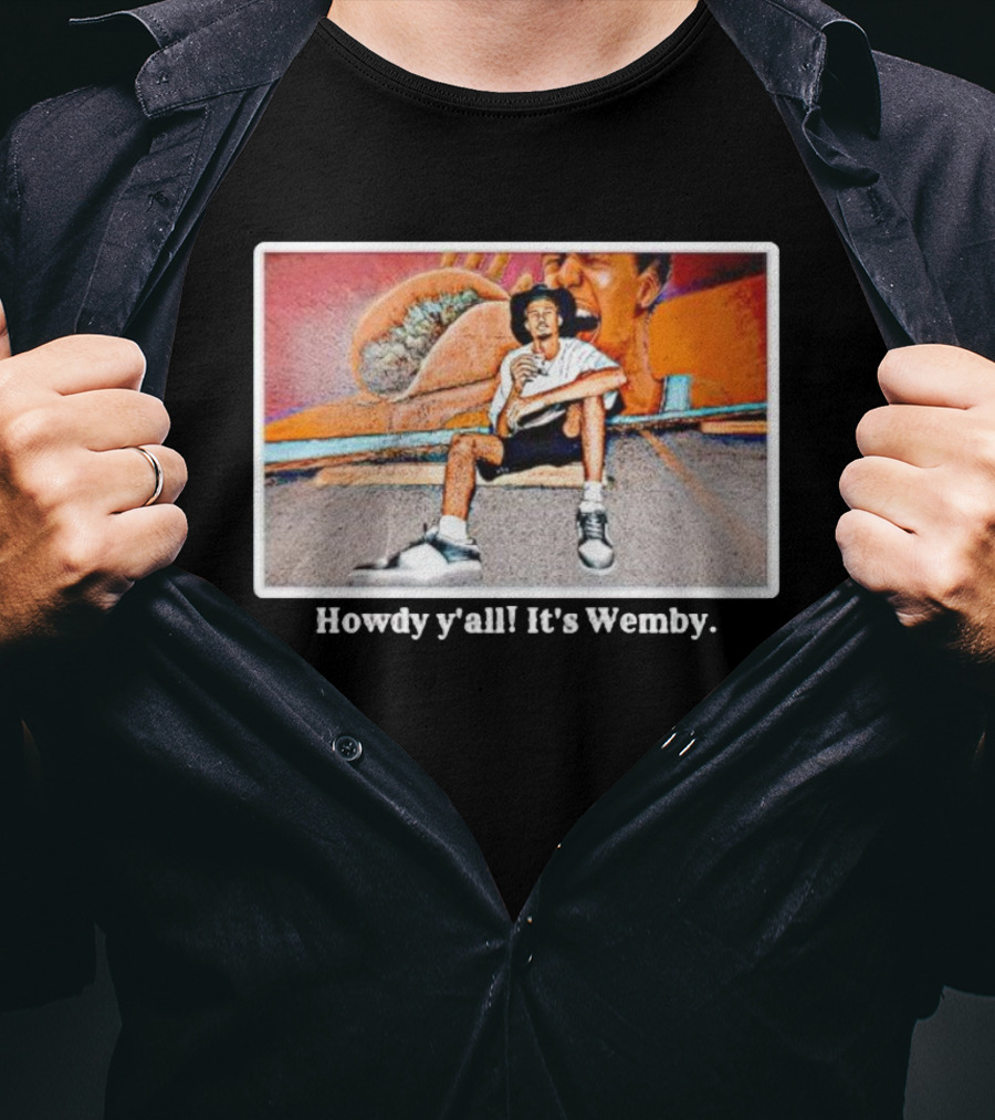 Howdy Y’all It’s Wemby Vintage Style Retro T-Shirt