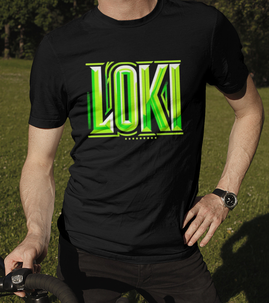 Loki Marvel Series Green Gradient T-Shirt