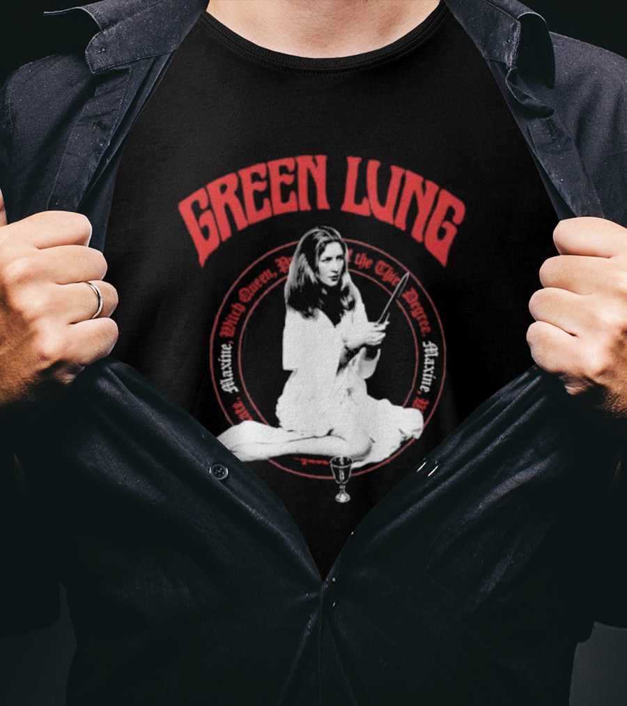 Green Lung Maxine Witch Queen Black Magic Ritual Iconic T-Shirt