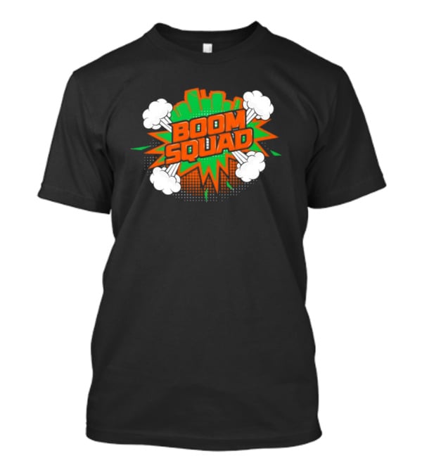 Miami Boom Squad Explosive Comic Style Burst T-Shirt