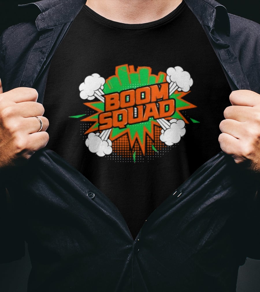 Miami Boom Squad Explosive Comic Style Burst T-Shirt