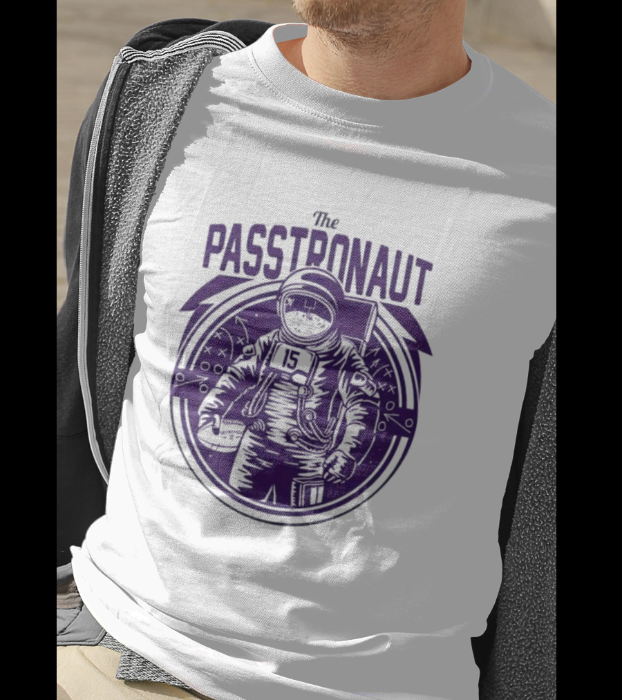 Minnesota Vikings The Passtronaut Astronaut Player Number 15 T-Shirt
