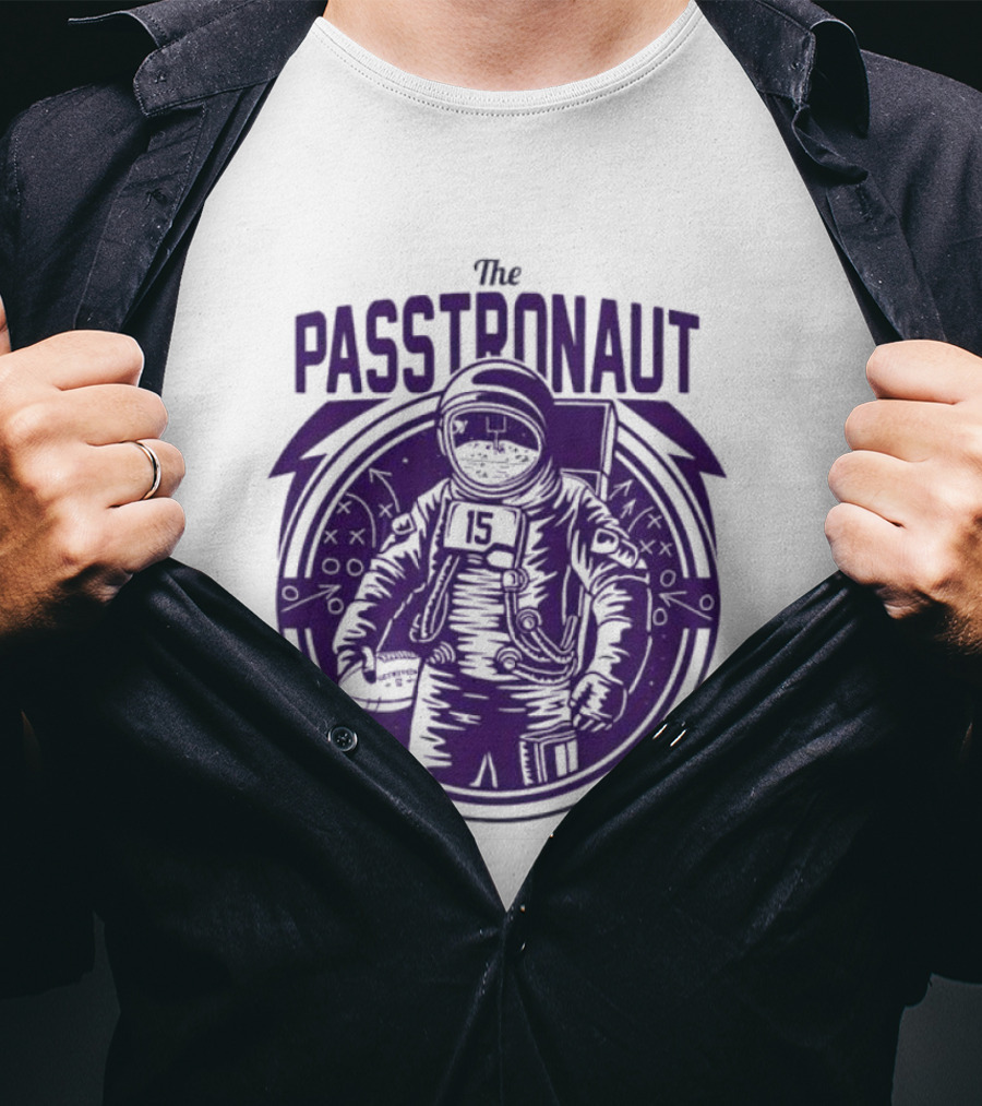 Minnesota Vikings The Passtronaut Astronaut Player Number 15 T-Shirt