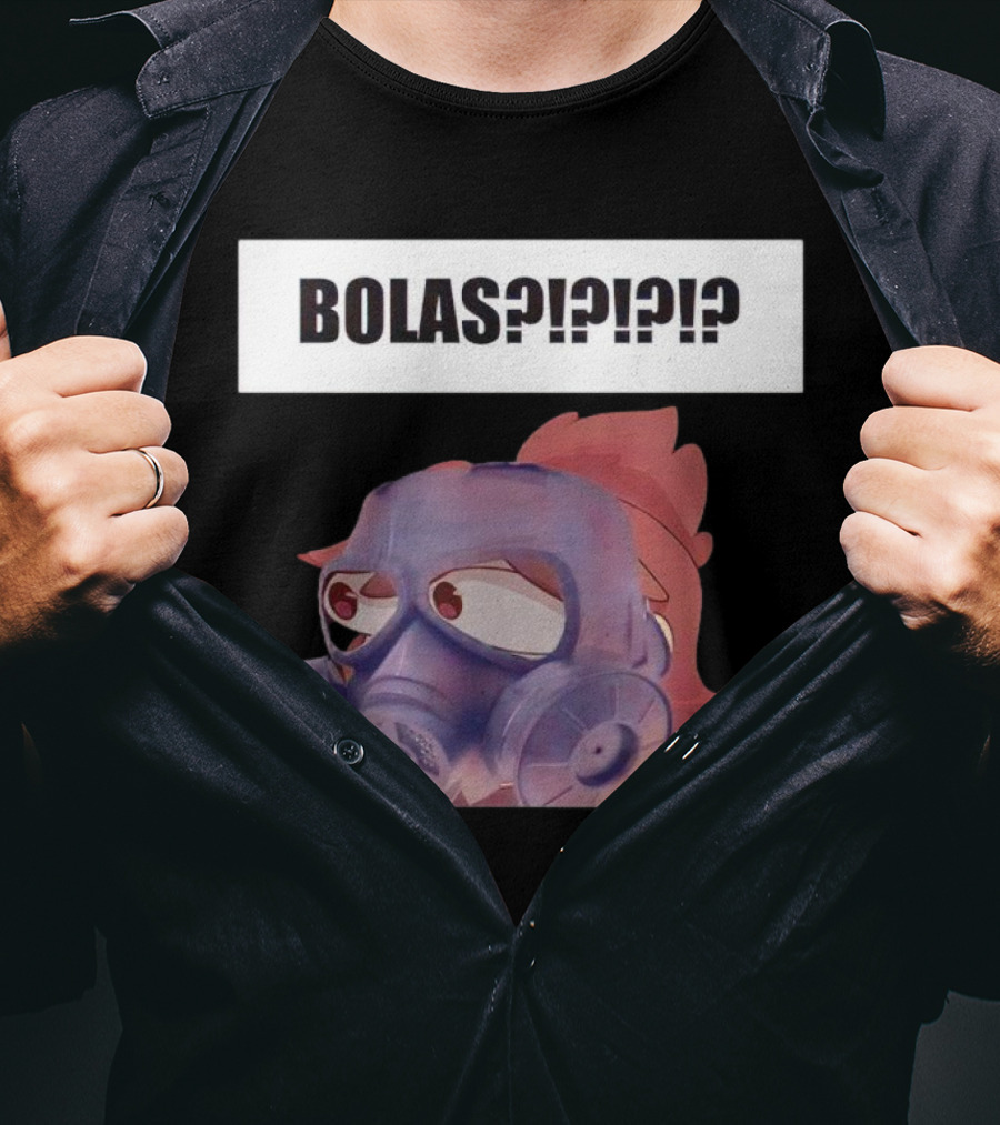 Bolas Jaiden Animations Gas Mask Character Expression T-Shirt