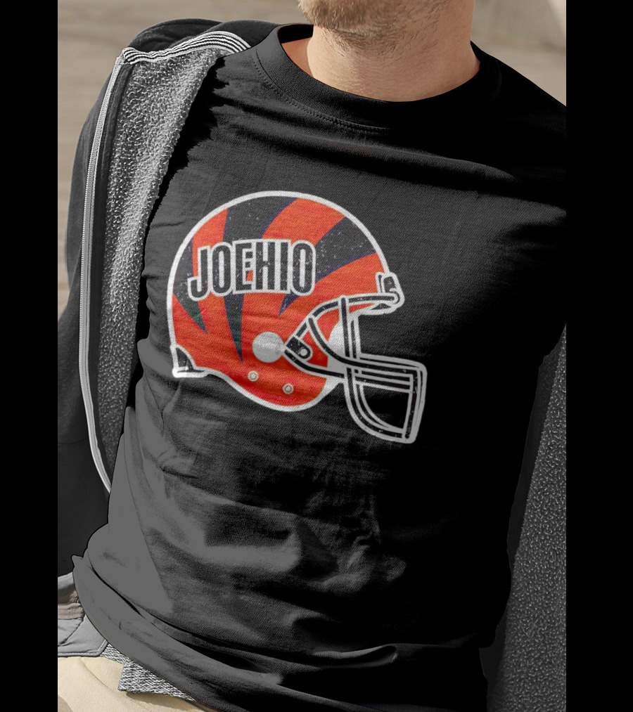 Cincinnati Bengals Joehio Football Helmet T-Shirt