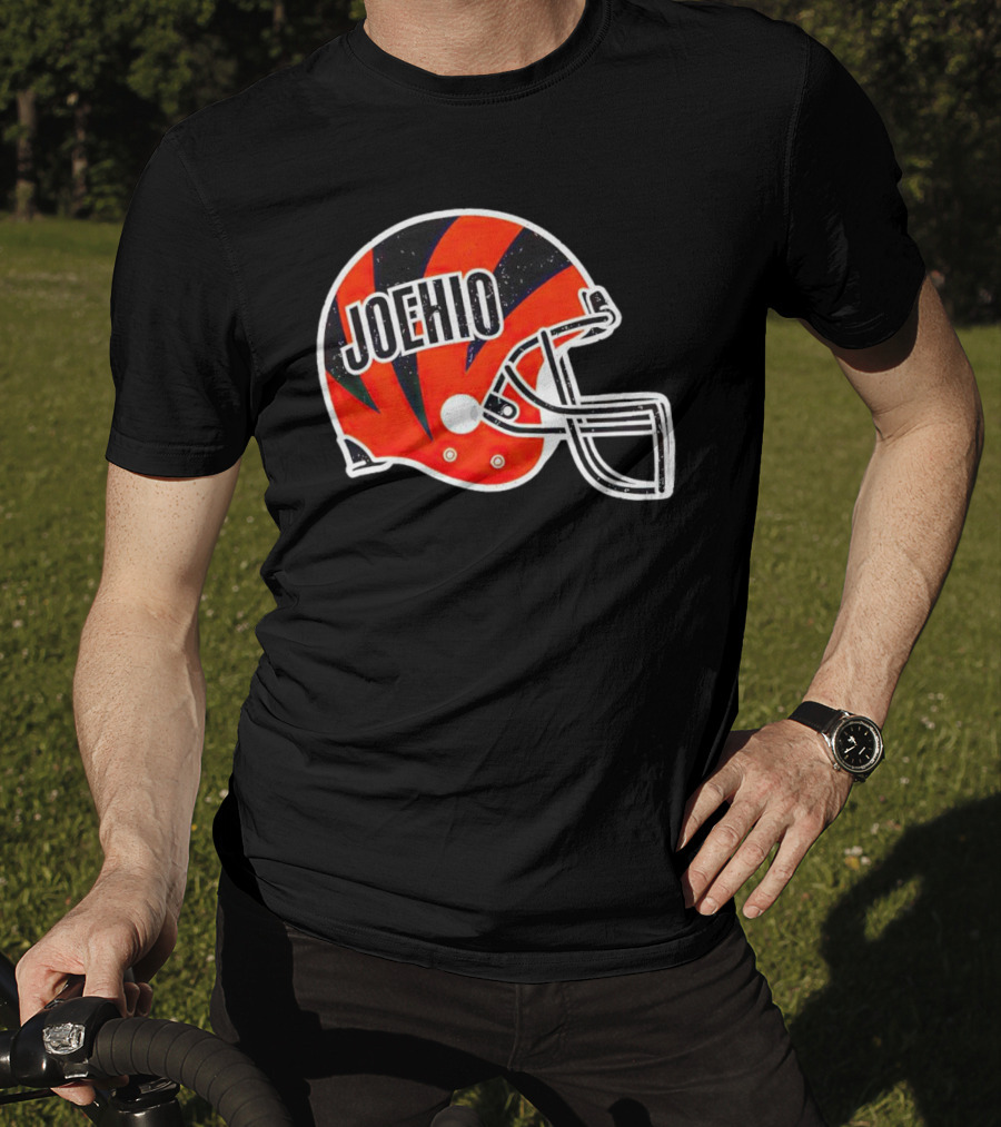 Cincinnati Bengals Joehio Football Helmet T-Shirt