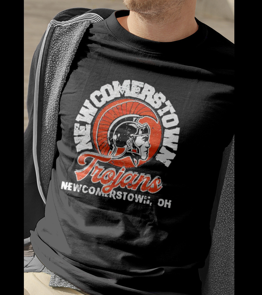 Newcomerstown Trojans Newcomerstown OH Helmet Emblem T-Shirt