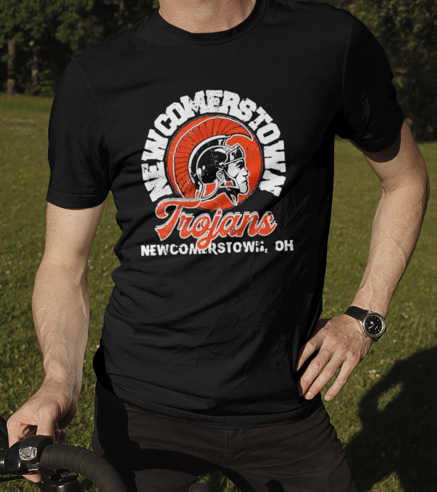 Newcomerstown Trojans Newcomerstown OH Helmet Emblem T-Shirt