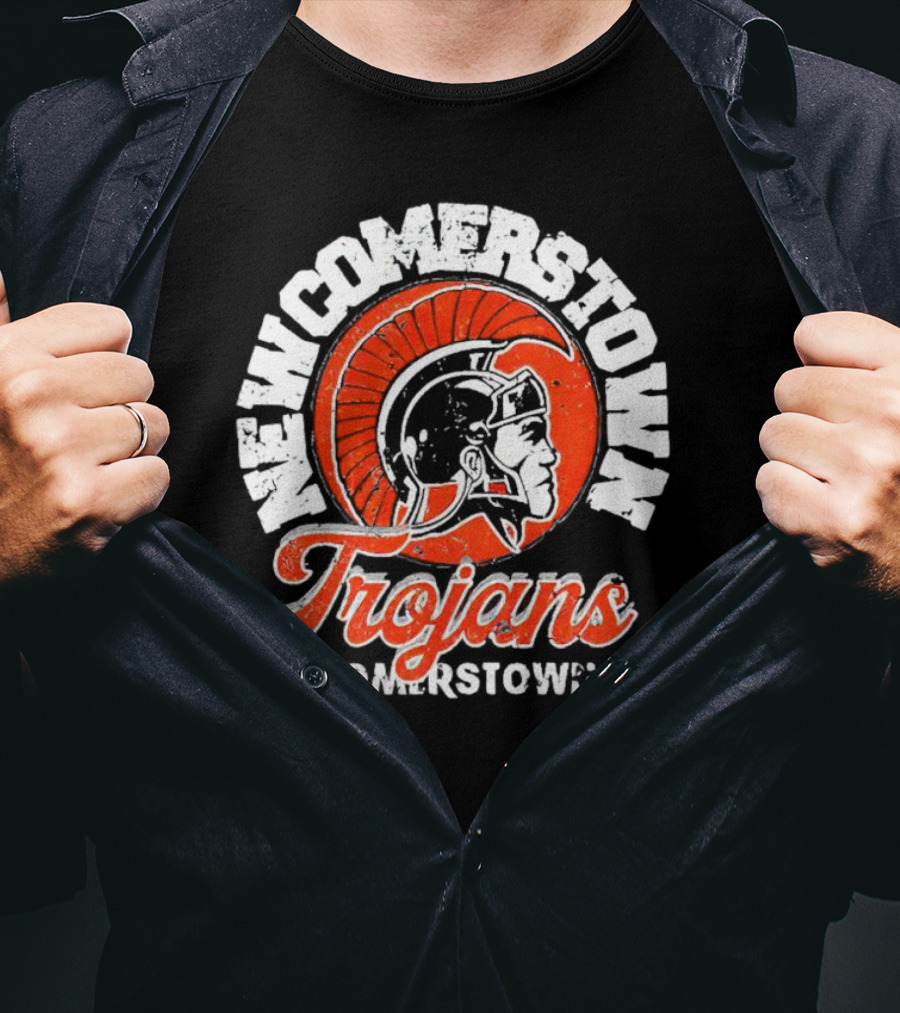 Newcomerstown Trojans Newcomerstown OH Helmet Emblem T-Shirt