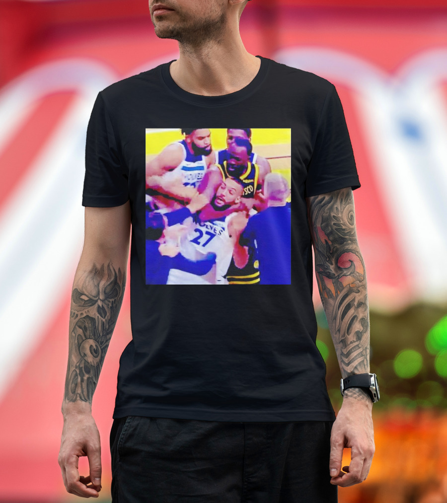 Draymond Green Ejection Incident During Warriors vs. Timberwolves Game T-Shirt