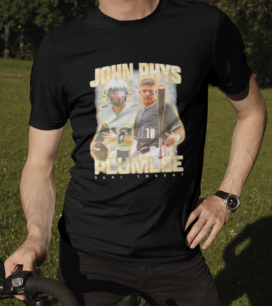 John Rhys Plumlee Dual Threat Collage T-Shirt