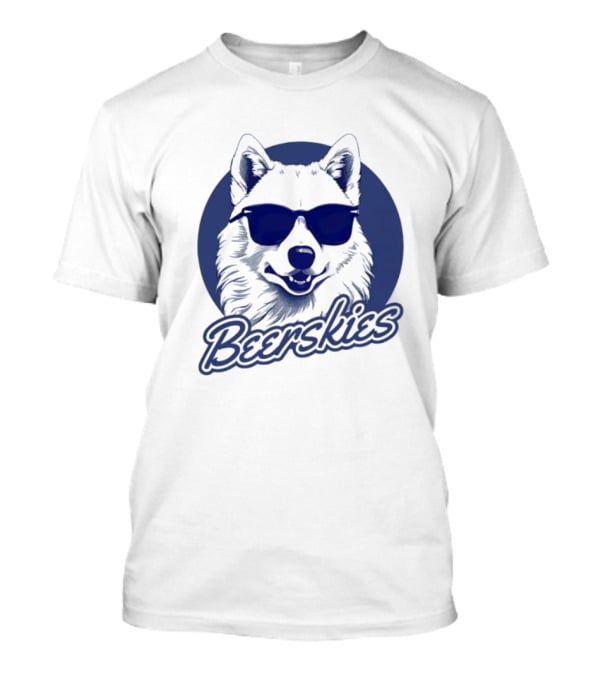 Beerskies Dog With Sunglasses T-Shirt