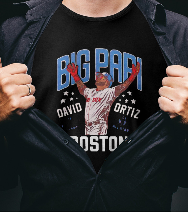Big Papi David Ortiz Boston Red Sox All-Star Legend T-Shirt