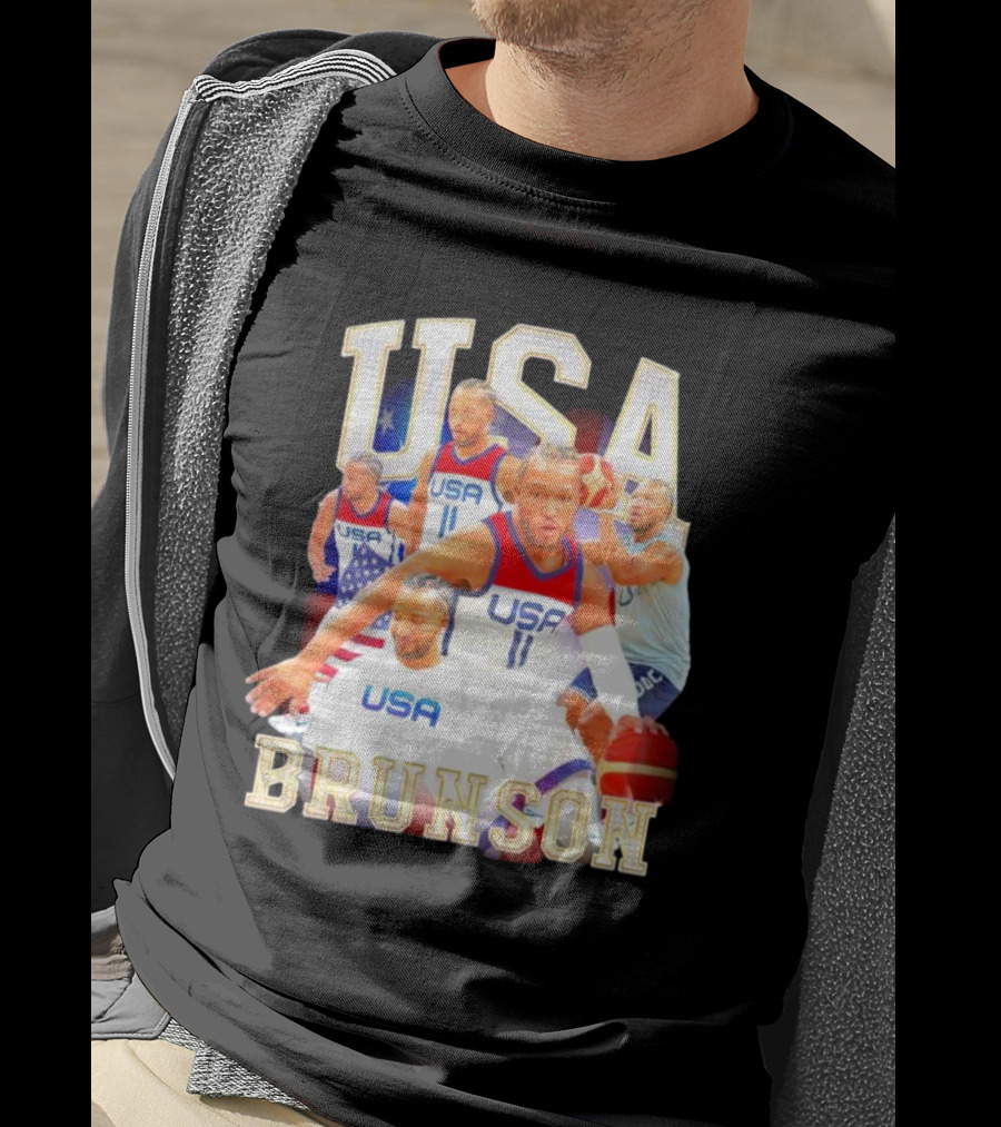 USA Brunson Basketball FIBA T-Shirt