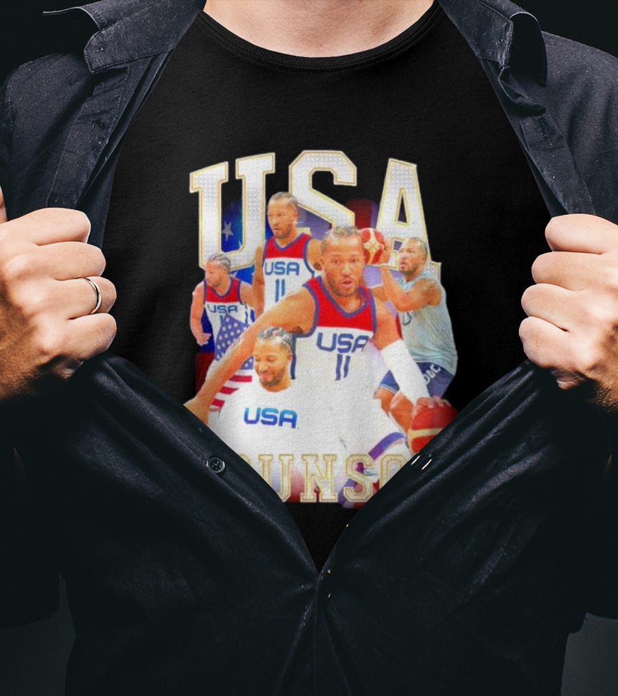 USA Brunson Basketball FIBA T-Shirt